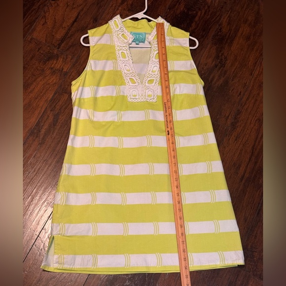 Sail to Sable STS Striped Womens XL Tunic Sleeveless V Neck Dress Easter Spring - Picture 9 of 15